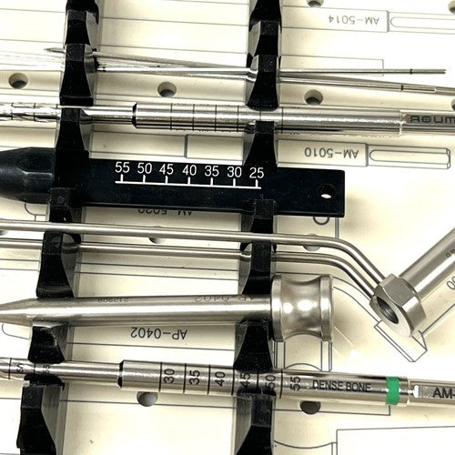 AcuMed AM-5040 Acutrak 4/5 Arthroscopic Cannulated Surgical Drill Set