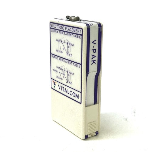 Vitalcom V-Pak Digital Transmitter DT4000 w/ 3 Lead ECG Cable