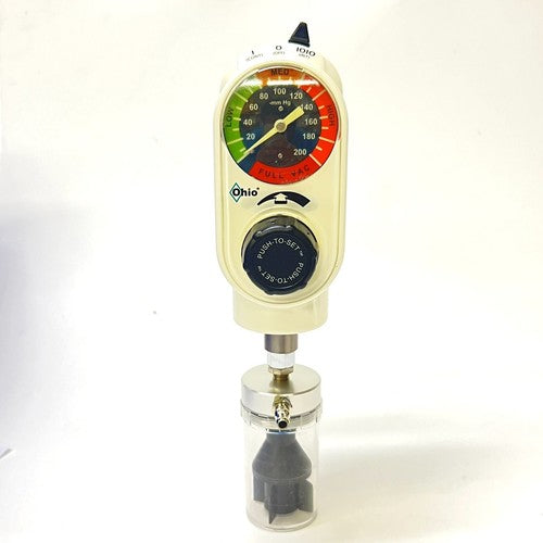 Ohio Medical Suction Regulator Unit Model 1251, 0-200mmHg