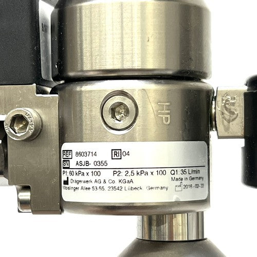 Drager REF 8603714, N2O Pressure Reducer