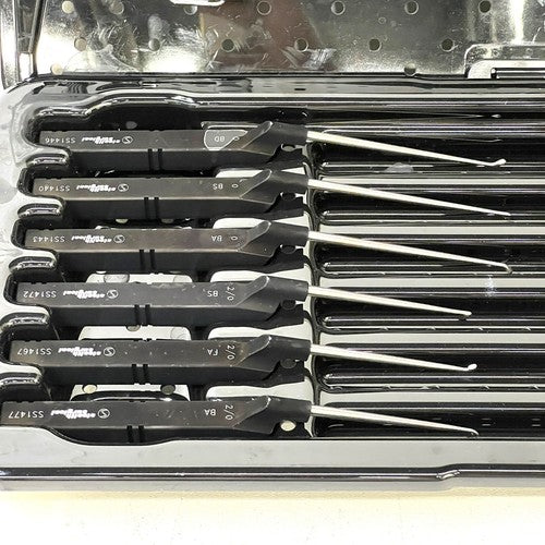 Stealth Surgical Instruments, K-Cervical Microdiscectomy Set Of 12 Curettes
