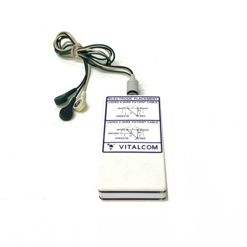 Vitalcom V-Pak Digital Transmitter DT4000 w/ 3 Lead ECG Cable