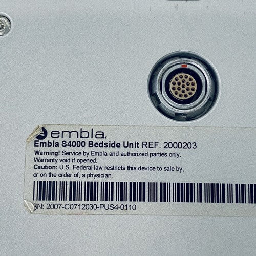 Embla S4000 Bedside Unit REF 2000203