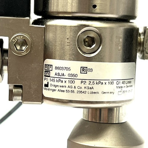 Drager REF 8603705, Pressure Oxygen Reducer