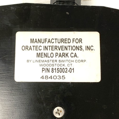 Oratec REF 815002-01, Cut/Coag ESU Footswitch
