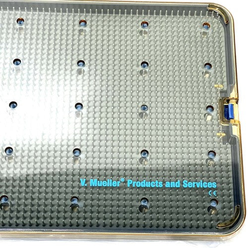 V. Mueller REF SU2990-080 Microsurgical Instrument Tray Base, Lid, & Mat