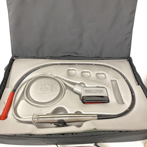 HP 21367A 6.2/5.0 MHz Tee Ultrasound Probe w/ Case