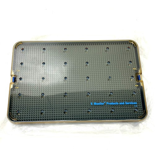 V. Mueller REF SU2990-080 Microsurgical Instrument Tray Base, Lid, & Mat