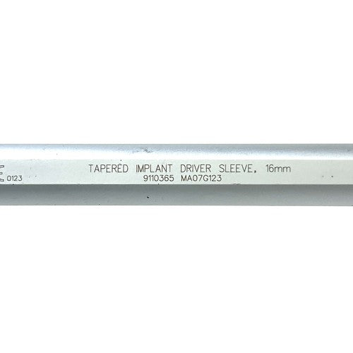 Medtronic 9110365, Tapered Implant Driver Sleeve, 16mm