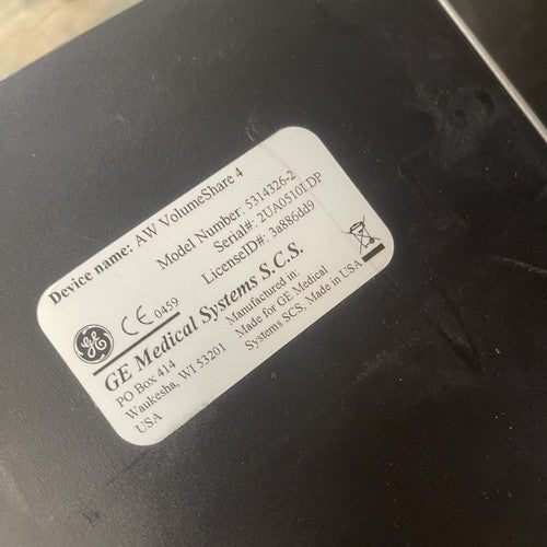 GE Medical Model 5314326-2 AW Volume Share 4 As Is ( Display Not Included )