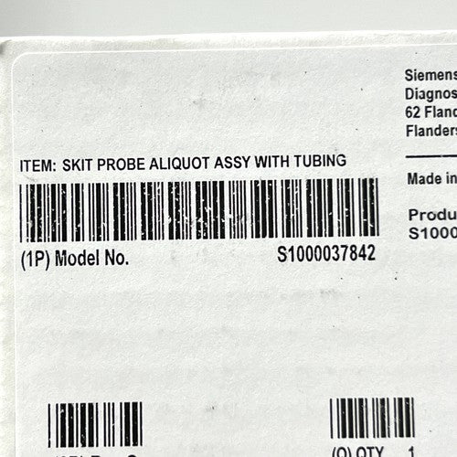 Siemens REF 10454704, Skit Probe Aliquot Assembly w/ Tubing