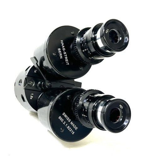 HAAG-STREIT Model 900.3.1.82215, 10x Optics Head Attachment For 900 Slit Lamp