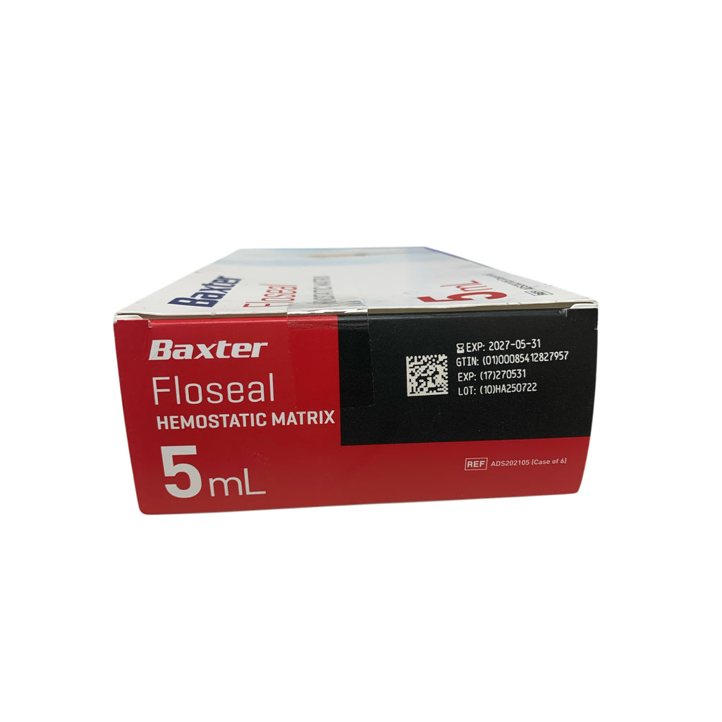 BAXTER REF ADS202105 Floseal Hemostatic Matrix 5mL Box of 6, Exp.2027/05