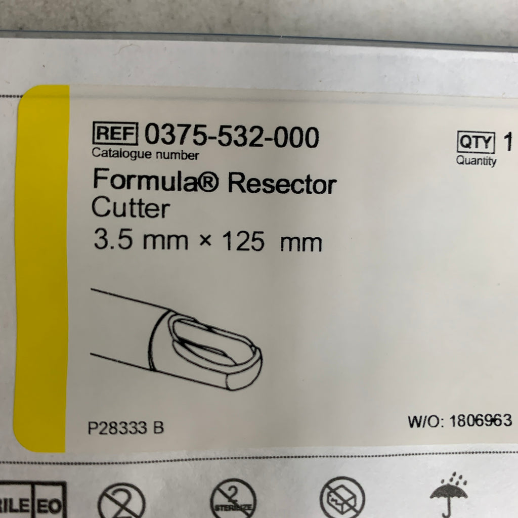 STRYKER REF 0375-532-000 Formula Resector Cutter 3.5 mm × 125 mm, EXPIRED
