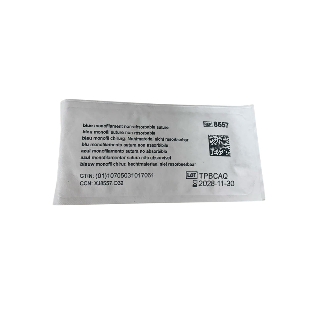 ETHICON 8557 4-0 1.5 Ph. Eur. PROLENE Polypropylene MultiPass Needle 36" RB-1 17mm 1/2c Taperpoint EXP 2028 11