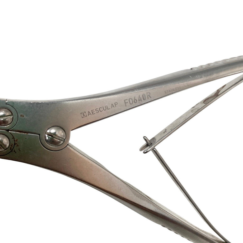 AESCULAP REF F0640R RUSKIN-LISTON Bone Cutting Forceps, straight, 190 mm (7 1/2"), double action