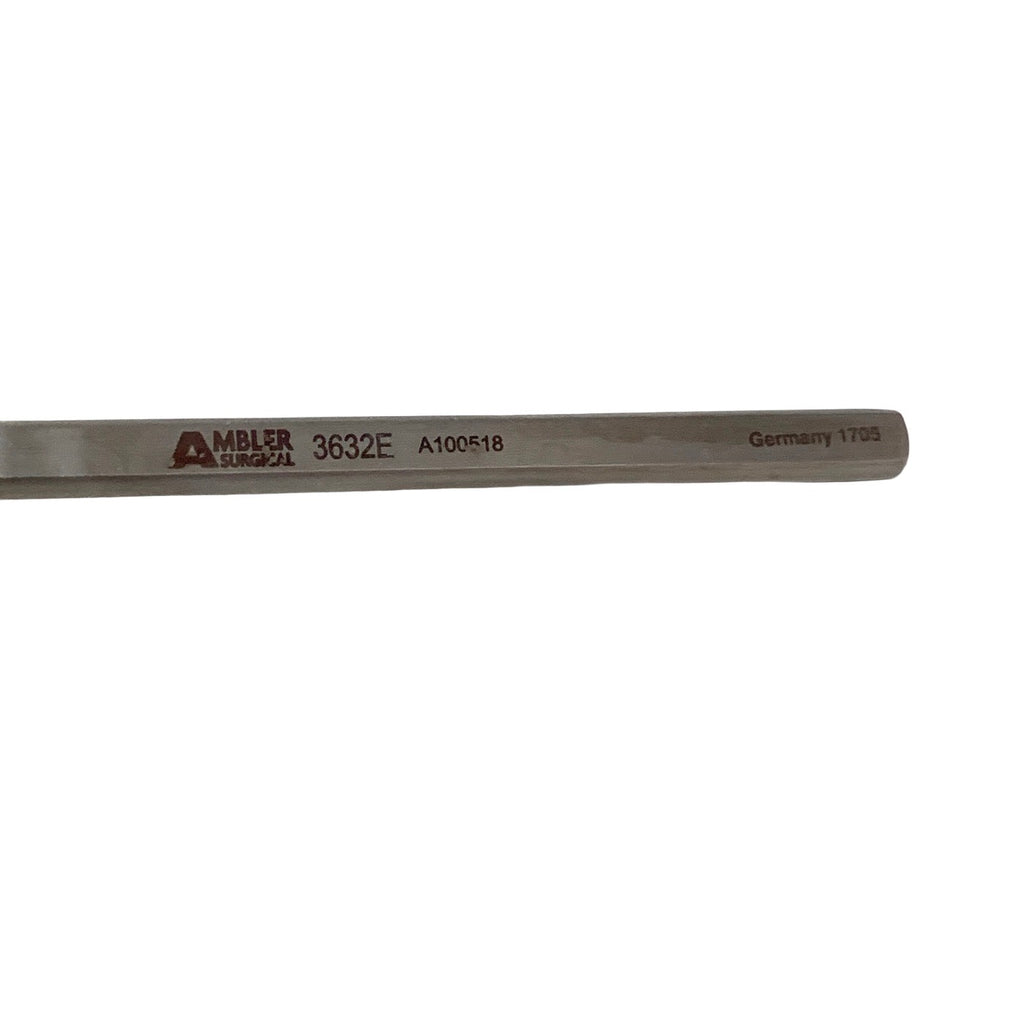 AMBLER REF 3632E Jameson muscle hook 5 3/8'',large, 8.0mm flattened end, 2.0mm bulbous tip, flat handle