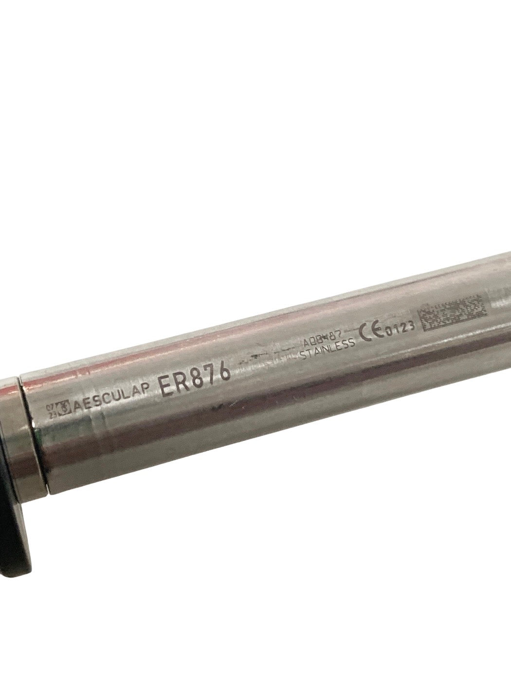 AESCULAP REF ER876, Irrigation Cannula, with two interchangeable cones, 350 mm (13 3/4"), curved