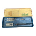 MST REF DFH-0009 & DFH-0026, 23g Ahmed Micro-Graspers, Curved & 23g Ahmed Needle Driver, Straight With Forceps Handle
