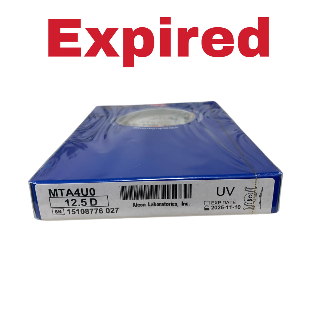 ALCON REF MTA4U0 Intraocular Lens 12.5 D UV Exp 2025 11