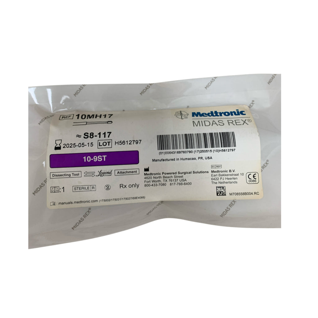 MEDTRONIC MIDAS REX 10MH17 Legend Attachment Dissecting Tool 10-9ST Exp 2025 05