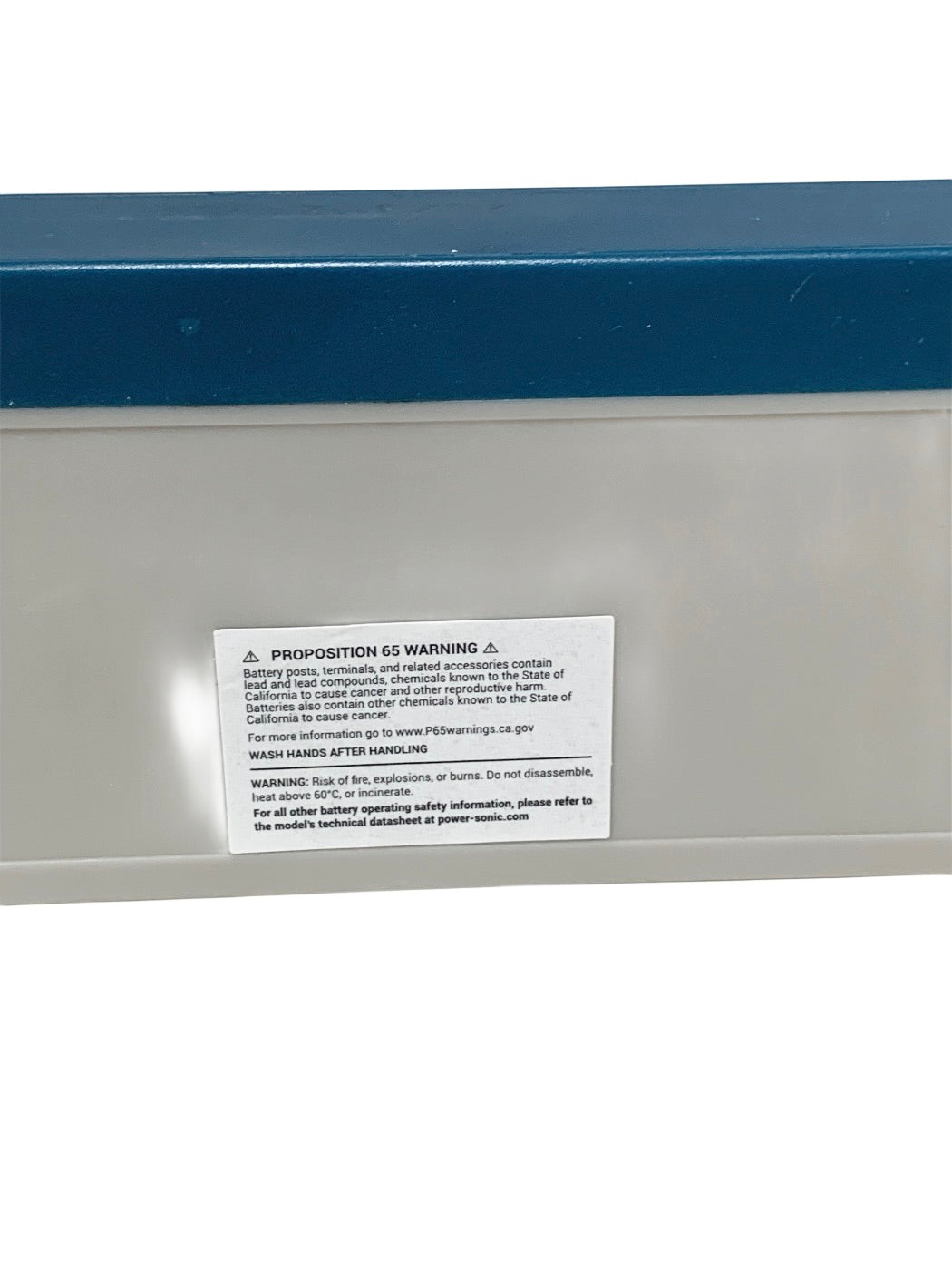 POWERSONIC PS-1223 12V 2.1Ah Sealed Rechargeable Lead Acid Battery – Open Box