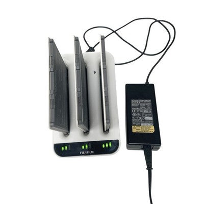 FujiFilm 125N100050 Li-Ion Battery Pack W/ 125N100052 Charger & AC Adapter