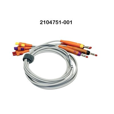 Ge 2104751-001  Leadwire Set, 4 Add-On, Banana, Aha