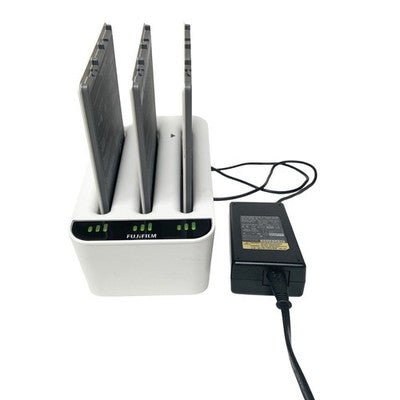FujiFilm 125N100050 Li-Ion Battery Pack W/ 125N100052 Charger & AC Adapter