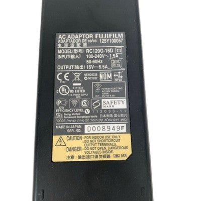 FujiFilm 125N100050 Li-Ion Battery Pack W/ 125N100052 Charger & AC Adapter