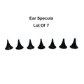 RICHARD Ear Specula Stainless Steel, Ebony, Instrument LOT OF 7
