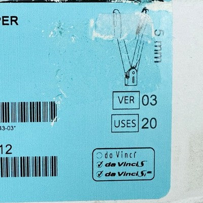 Intuitive Surgical 420343 Da Vinci THORACIC GRASPER 5mm Instrument (New)