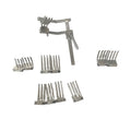 BUXTON 74-3010 French Model Laminectomy Retractor Set with 74-3007 Hinged Frame & Blades