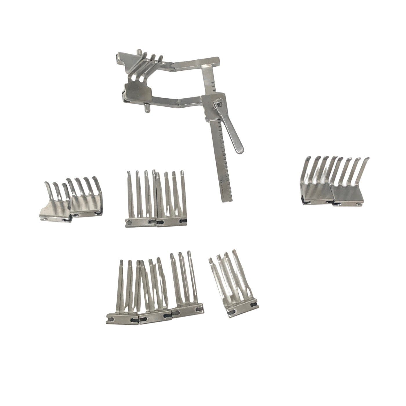 BUXTON 74-3010 French Model Laminectomy Retractor Set with 74-3007 Hinged Frame & Blades