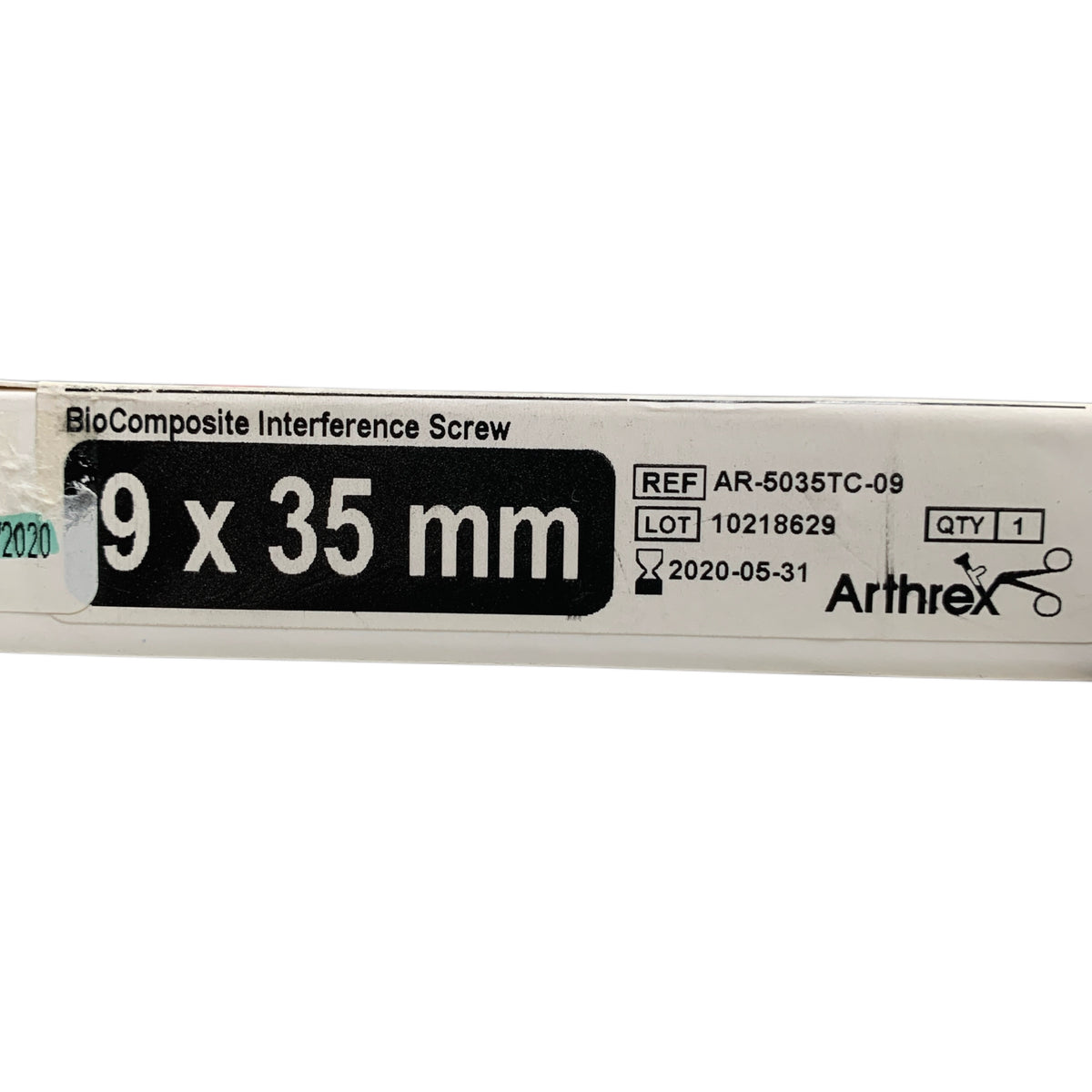 ARTHREX AR-5035TC-09 BioComposite Interference Screw 9 x 35 mm, EXP 2020-05