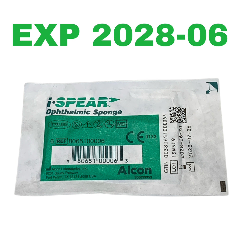 ALCON REF 8065100006 i-SPEAR Ophthalmic Sponge, EXP.2028/06