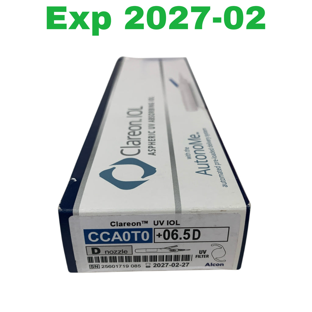 ALCON REF CCA0T0 Clareon UV IOL Aspheric Intraocular Lens +06.5D with AutonoMe Delivery System, Exp.2027/02