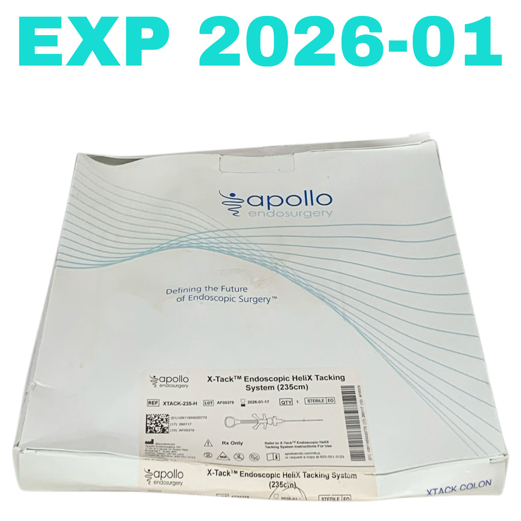 APOLLO ENDOSURGERY REF XTACK-235-H X-Tack Endoscopic HeliX Tacking System 235cm Exp.2026/01