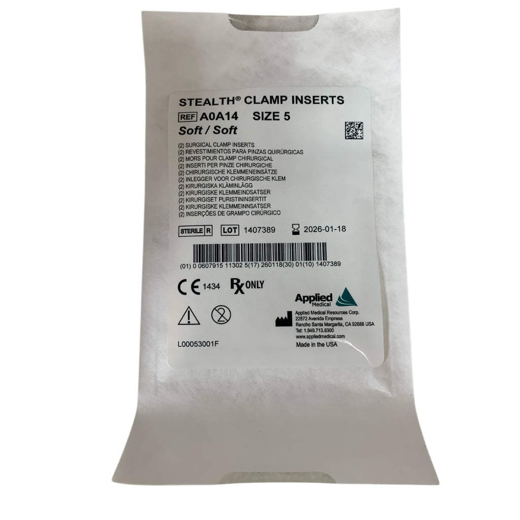 APPLIED MEDICAL A0A14 Stealth Clamp Inserts Soft Size 5 Exp 2026 01