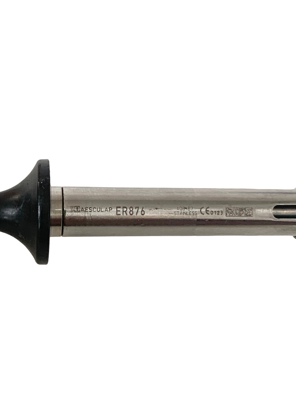 AESCULAP REF ER876, Irrigation Cannula, with two interchangeable cones, 350 mm (13 3/4"), curved