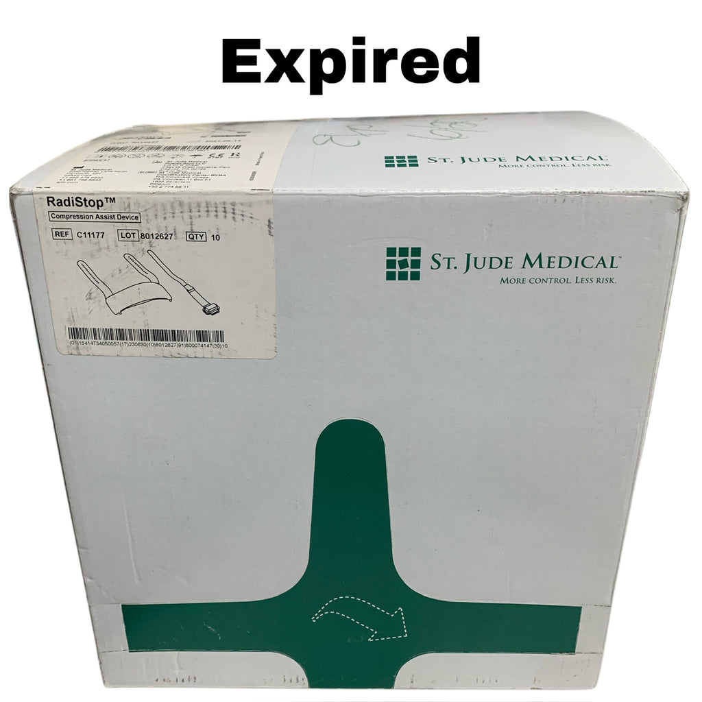 ST JUDE MEDICAL C11177 RadiStop Compression Assist Device Box of 10 EXP 2023 06