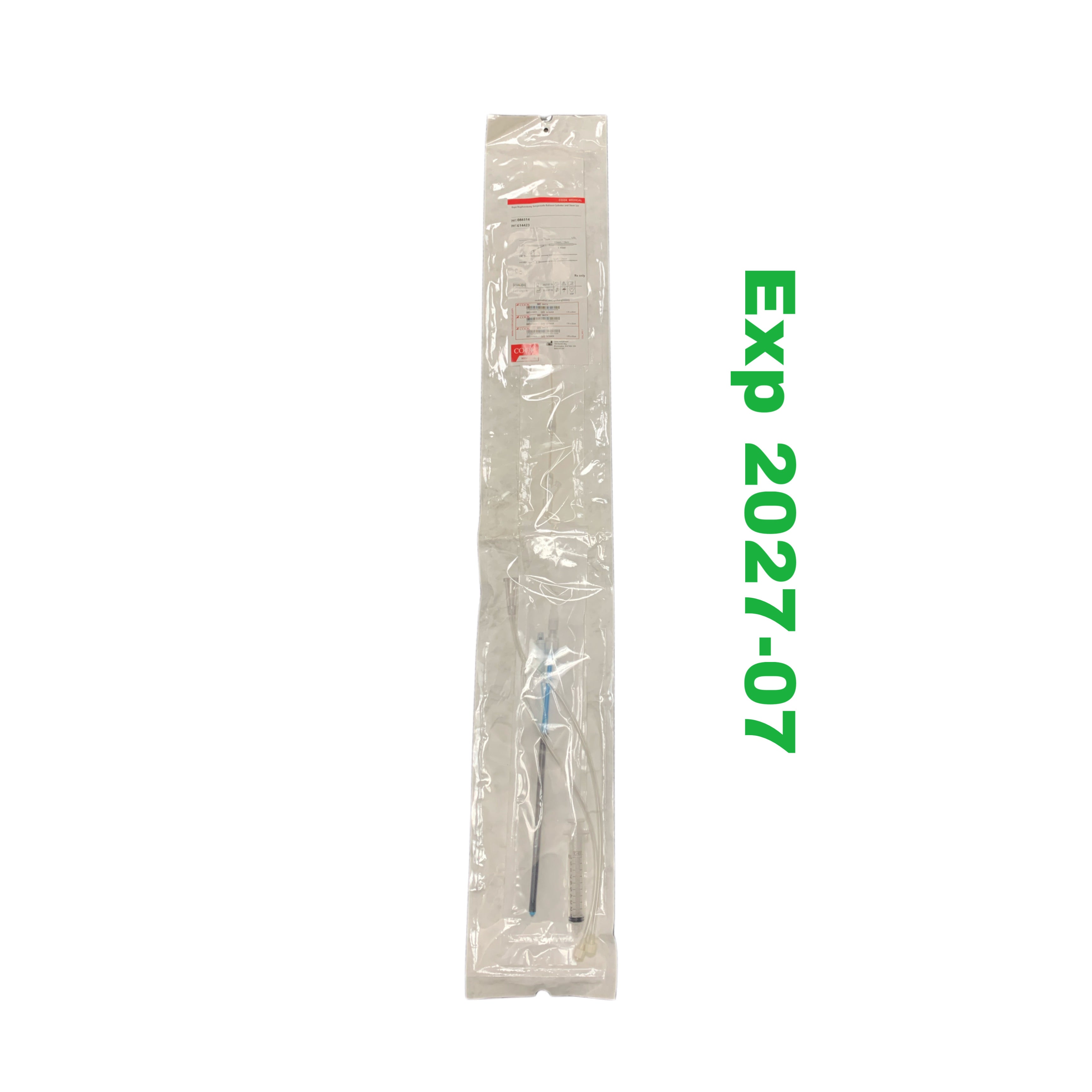 COOK MEDICAL REF 086514/ G14423 Kaye Nephrostomy Tamponade Balloon Catheter and Stent Set 17Fr x 25cm, Exp.2027/07