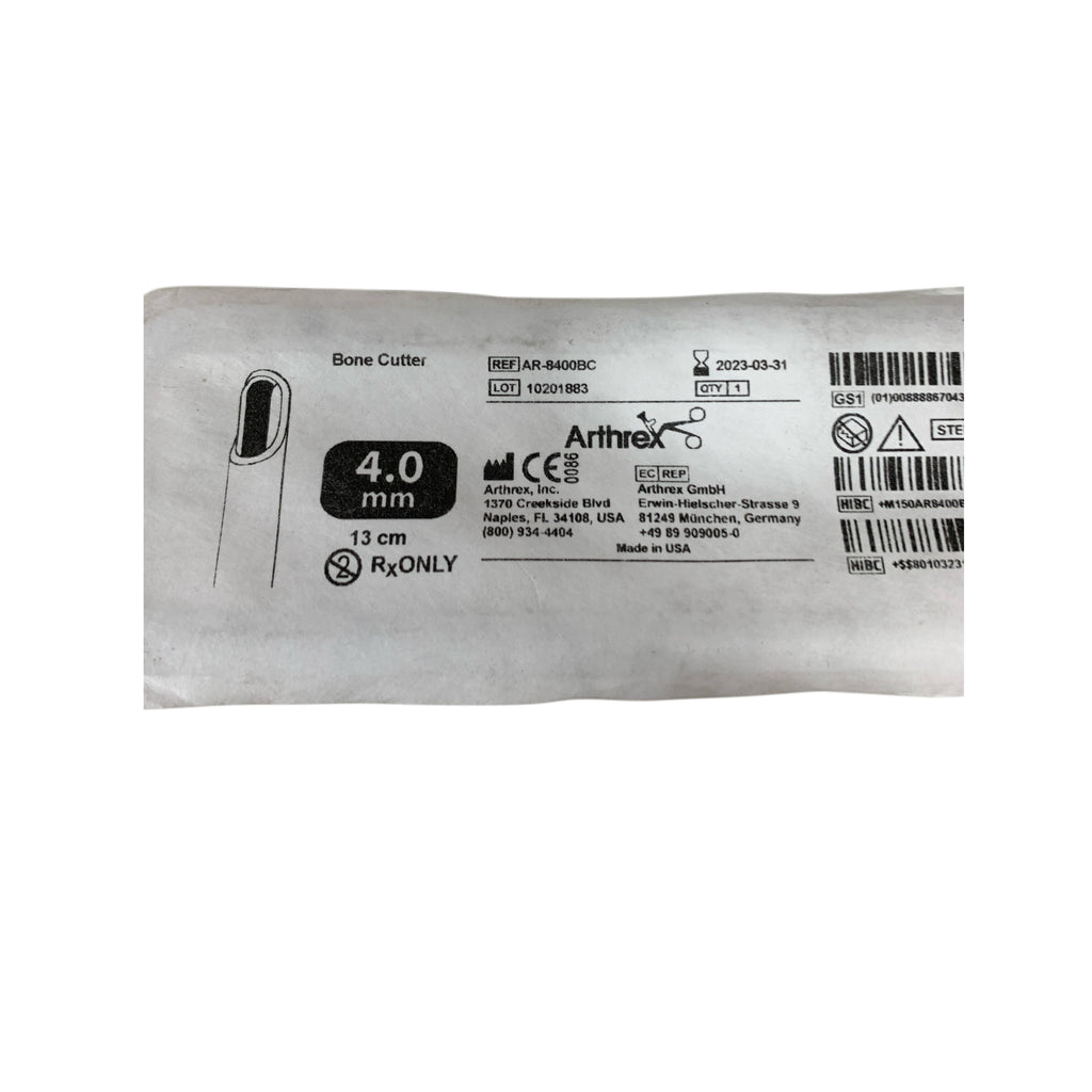 ARTHREX AR-8400BC  Bone Cutter 4.0 mm 13 cm Exp 2023 03