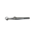 MILTEX REF 18-1170 AYER Chalazion Forceps, 3-5/8" (92mm), Fenestrated Jaw, Inside Ring Diameter 9mm, Solid Blade.