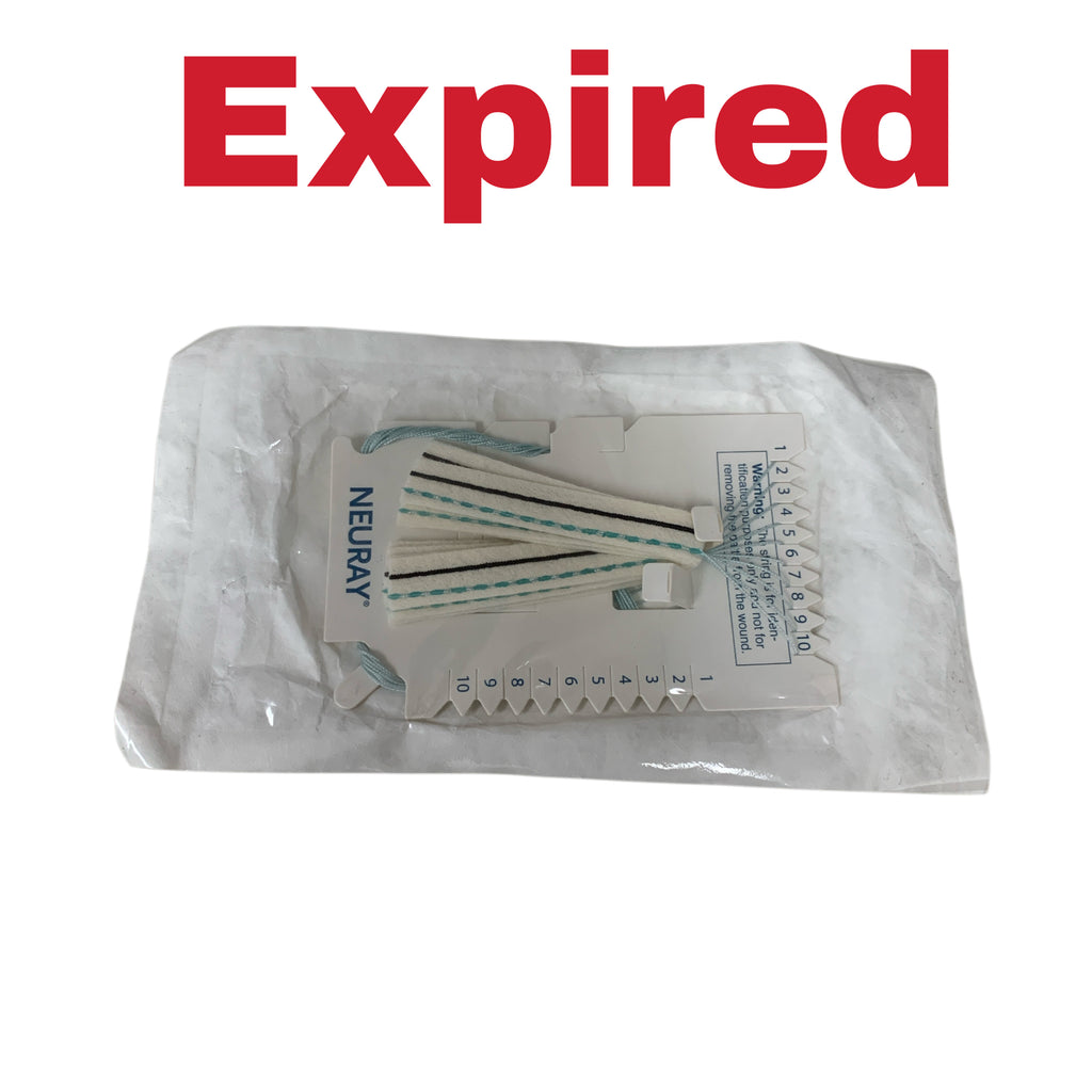 MEDTRONIC REF 8004007 Neuray Surgical Patties 1/2" x 3" (13mm x 76mm), Exp.2023/11