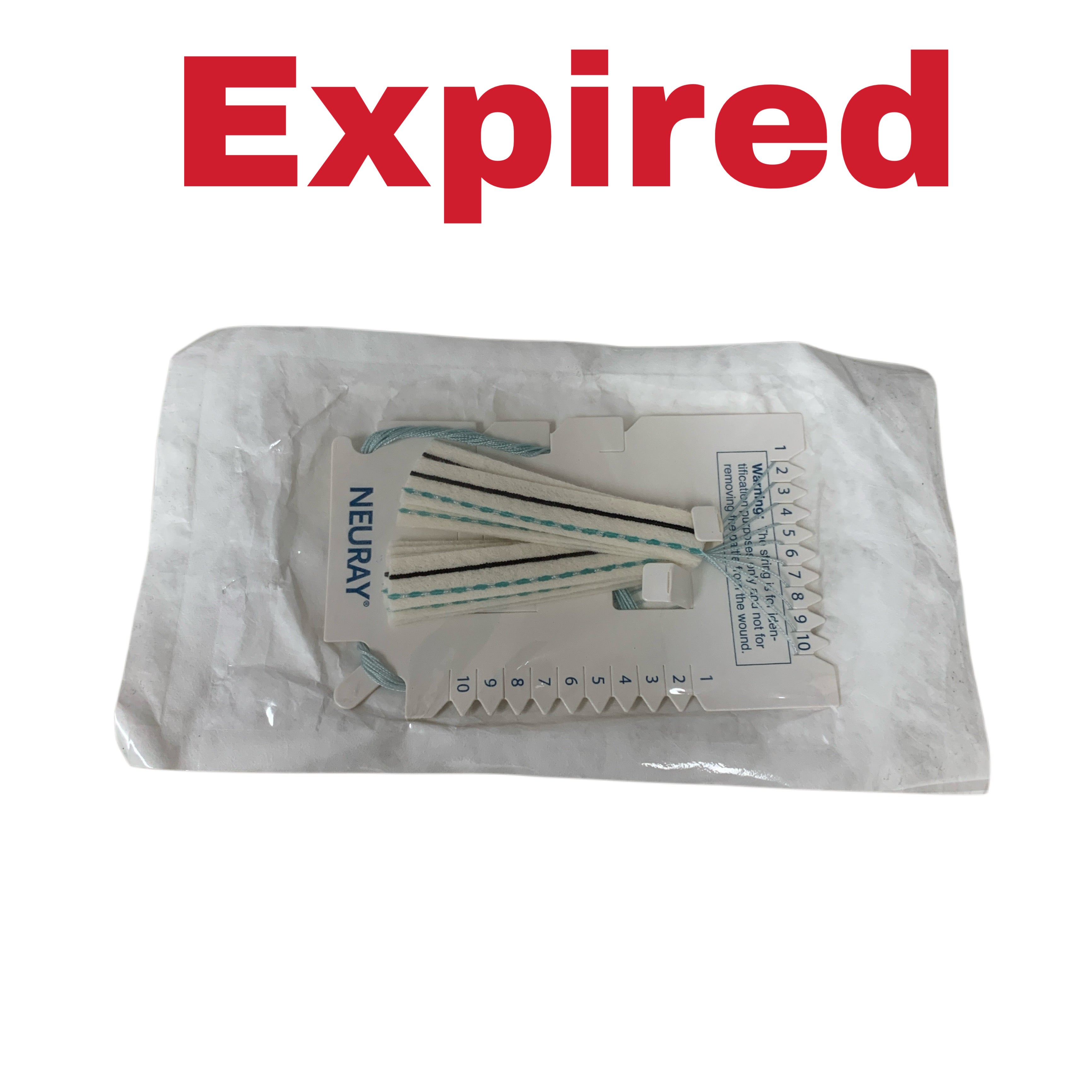 MEDTRONIC REF 8004007 Neuray Surgical Patties 1/2" x 3" (13mm x 76mm), Exp.2023/11