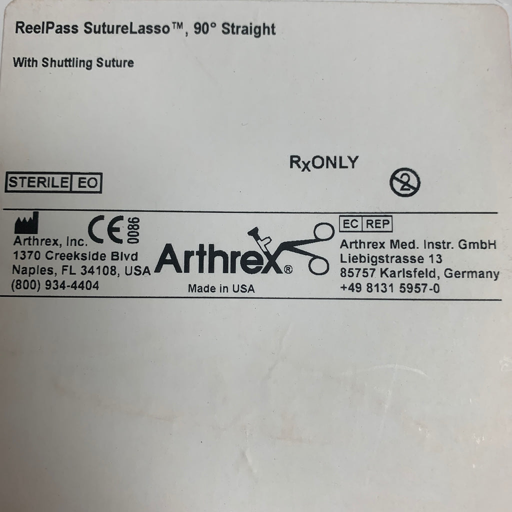 ARTHREX AR-6069-90 ReelPass SutureLasso 90° Straight, EXP 2020-01