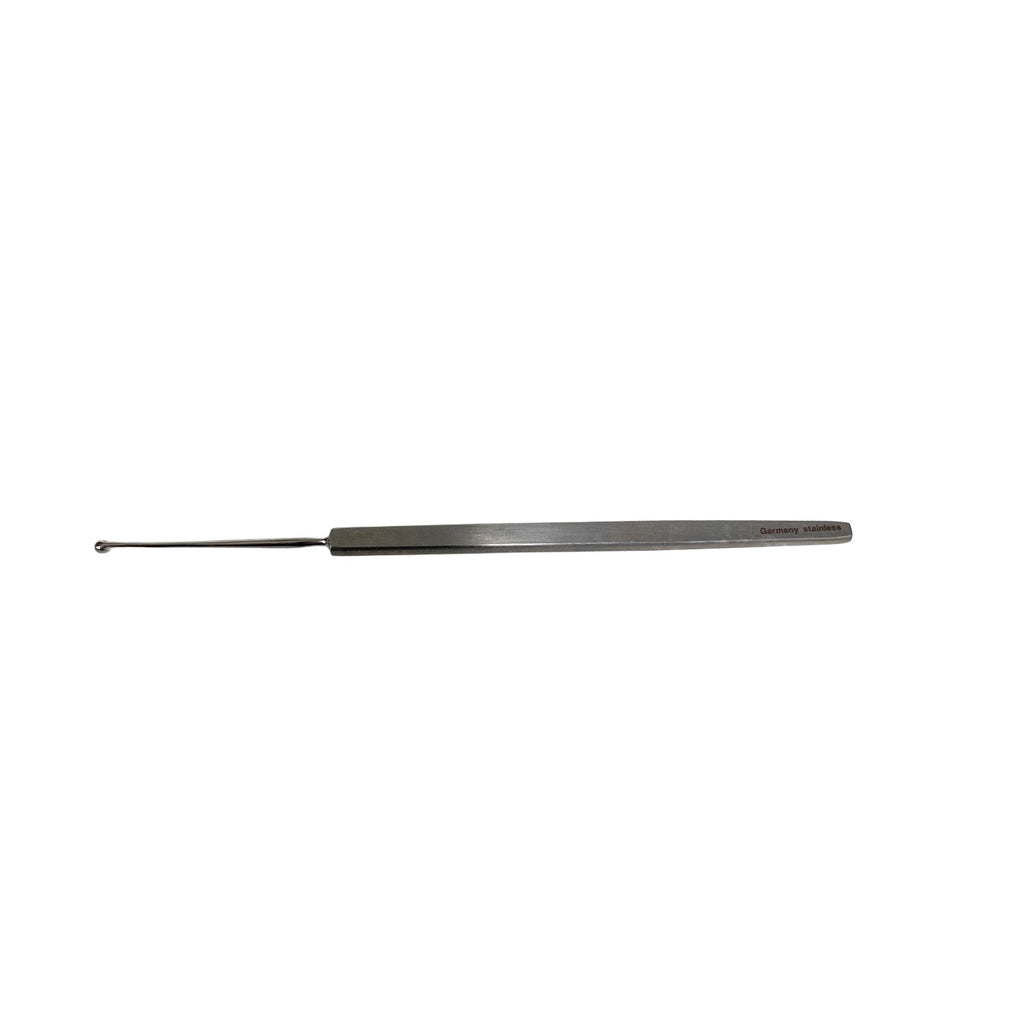 AMBLER REF 9108E Meyerhoeffer chalazion curette 4 7/8'',straight, size 3, 2.5mm cup, flat handle