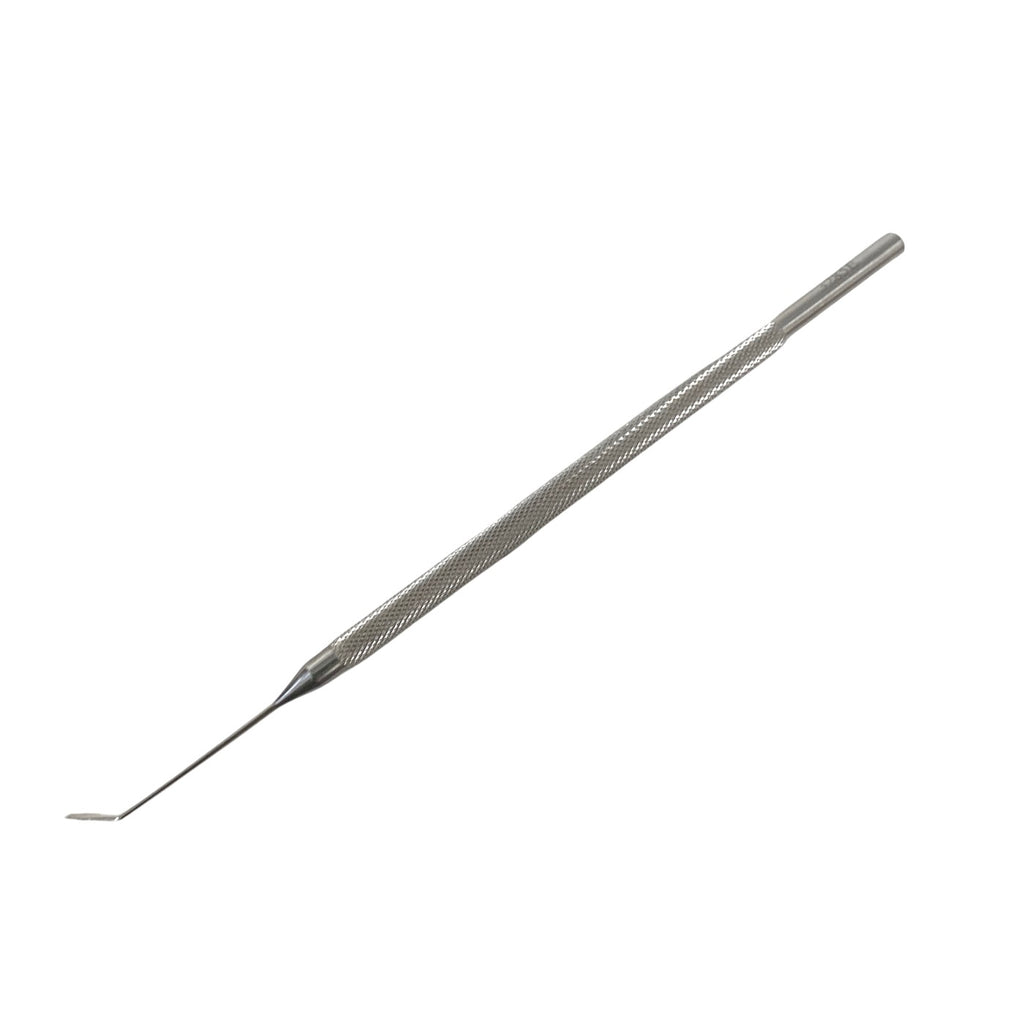AMBLER REF 3285E Bechert nucleus rotator 4 7/8'',angled shaft, 7.0mm from bend to tip, horizontal y-shaped rotator tip, round handle