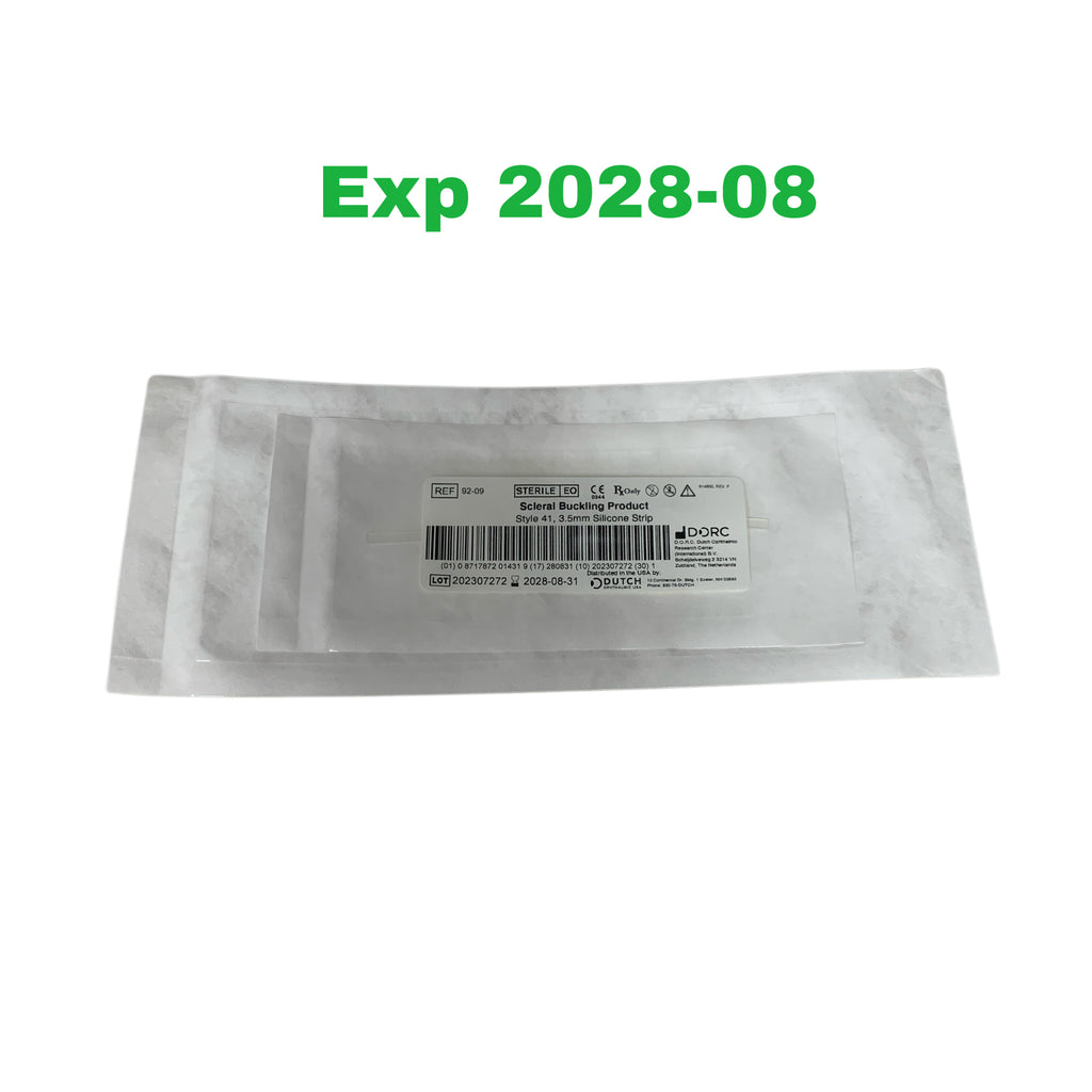 DORC REF 92-09 Scleral Buckling Product Style 41 3.5mm Silicone Strip, Exp.2028/08